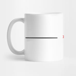 Faction Korean Design Red Text Mug